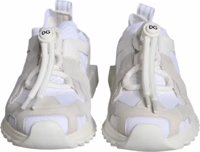 White Mesh Sorrento Trekking Sneakers Shoes