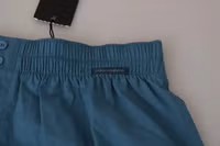 Blue Cotton Regular Boxer Shorts Underwear 4