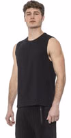 Black Cotton Men Tank Top 3