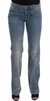 Blue Wash Cotton Classic Jeans 1