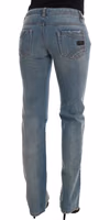 Blue Wash Cotton Classic Jeans 3
