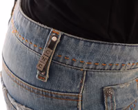 Blue Wash Cotton Classic Jeans 4