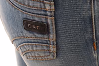 Blue Wash Cotton Classic Jeans 5