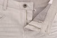 White Cotton Stretch Slim Jeans 5