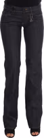 Dark Blue Cotton Classic Fit Jeans 1