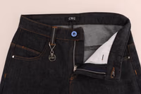 Blue Cotton Stretch Slim Fit Jeans 4