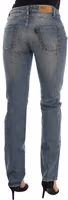 Blue Cotton Stretch Denim Jeans 3