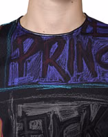 Multicolor Graphic Print Cotton T-shirt 4