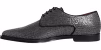Silver Polyurethane Derby Formal Dress Shoes 4