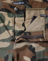Multicolor Camouflage Cargo Pants 5