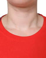 Red Cotton Crew Neck Short Sleeve Tee T-shirt 4