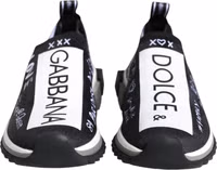 Black White Sorrento Low Top Sneakers Shoes 1