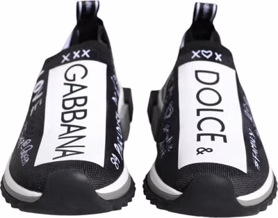 Black White Sorrento Low Top Sneakers Shoes