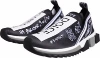 Black White Sorrento Low Top Sneakers Shoes 2