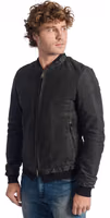 Gray Lambskin Men Jacket 2