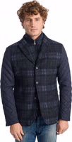 Blue Wool Men Jacket 1