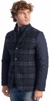 Blue Wool Men Jacket 2