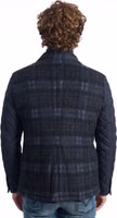 Blue Wool Men Jacket 3