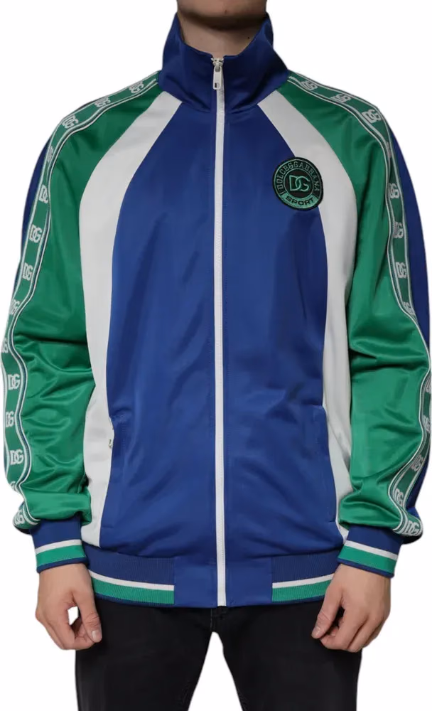 Multicolor Polyester Full Zip Bomber Jacket