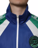 Multicolor Polyester Full Zip Bomber Jacket 4