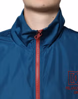 Multicolor Polyester Full Zip Jacket 4