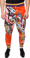 Multicolor Printed Jogger Sweatpants Pants 1