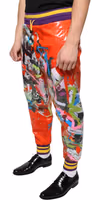Multicolor Printed Jogger Sweatpants Pants 2
