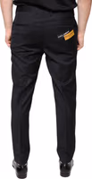 Black Wool Skinny Men Dress Pants 3