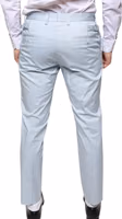 Light Blue Cotton Dress Pants 3