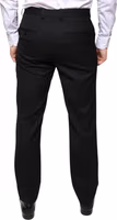 Black Wool Skinny Men Dress Pants 3