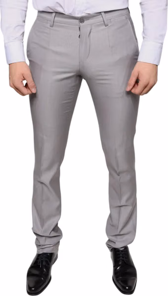 Light Gray Wool Dress Pants