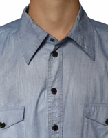 Light Blue Cotton Button Down Casual Shirt 4