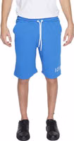 Blue Cotton Bermuda Shorts 1