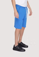 Blue Cotton Bermuda Shorts 3