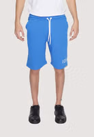 Blue Cotton Bermuda Shorts 5
