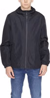 Black Polyester Shell Jacket 1