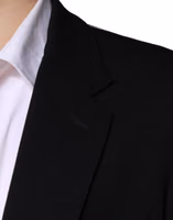 Black Wool Single Breasted Formal Blazer 5