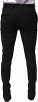 Black Wool Skinny Formal Dress Pants 3