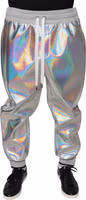Silver Iridescent Men Jogger Sweatpants Pants 1