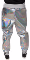 Silver Iridescent Men Jogger Sweatpants Pants 3