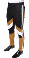 Multicolor Stripe Skinny Cotton Pants 2