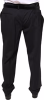 Black Wool Men Formal Dress Pants 3