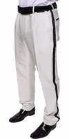White Polyester Formal Dress Pants 2