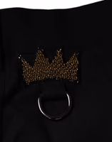 Black Crown Cotton Dress Pants 5