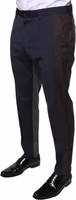 Black Cotton Wool Formal Dress Pants 2