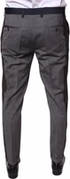 Black Cotton Wool Formal Dress Pants 3