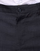 Black Cotton Wool Formal Dress Pants 4