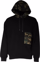 Black Camouflage Hooded Sweatshirt Sweater 1