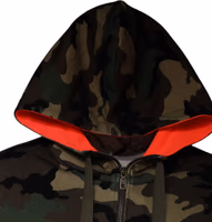 Multicolor Camouflage Hooded Men Sweatshirt Sweater 2