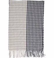 Gray Recycled Polyester Scarf 2